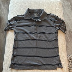 Place Gray Striped Polo Shirt
